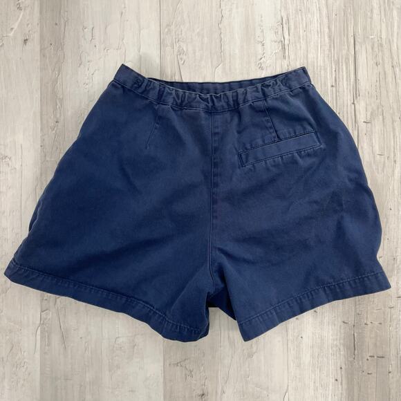 Prides Landing Blue Wrap Skort Skirt Mini Summer Retro Girly Shorts 4 Petite - Picture 2 of 8